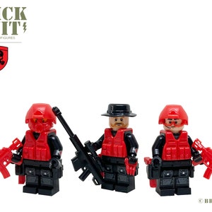 Ensemble de figurines personnalisées de l&#39;équipe tactique d&#39;éradication des zombies