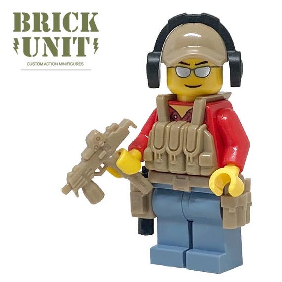 CIA SAD Field Agent Custom Minifigure