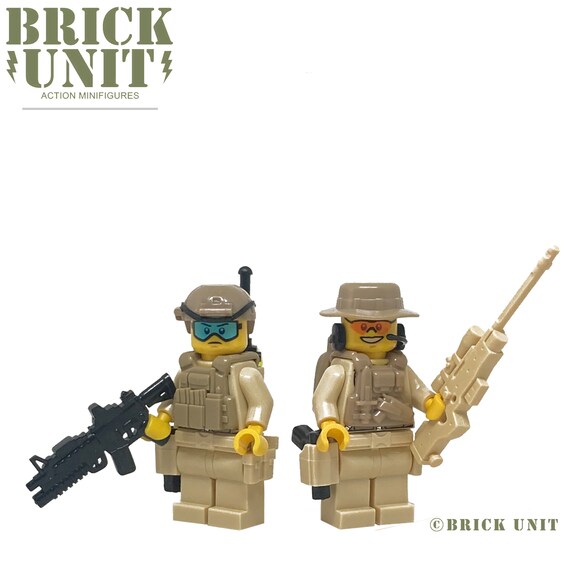 Lego Special Forces Team Battle Brick Inches Tall Police Swat Team - Main Image