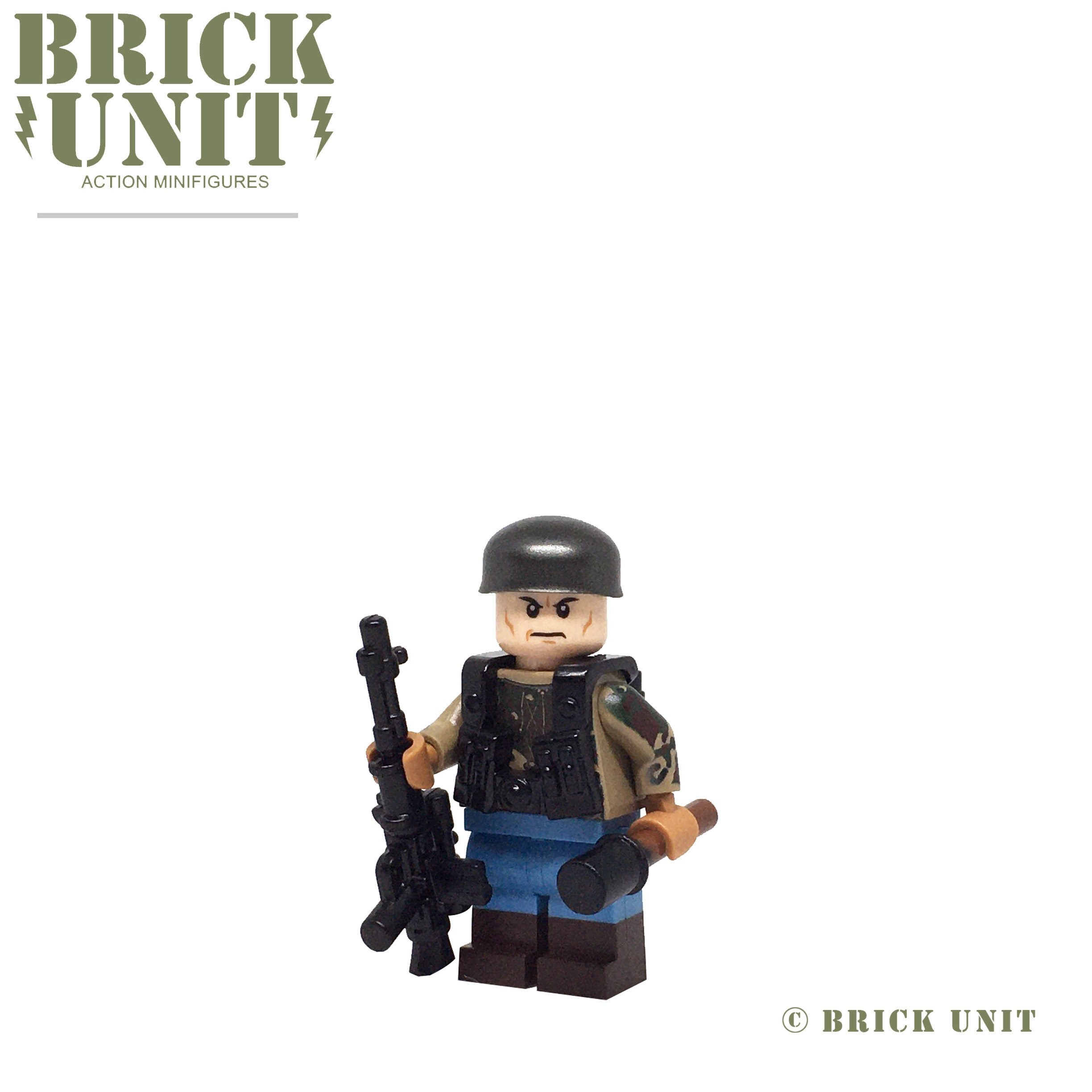WW2 German Fallschirmjager Paratrooper Custom Minifigure Etsy