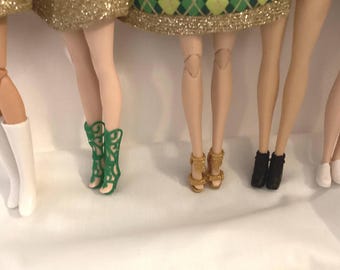 doll boots & shoes / fits doll types like, 11 to 12 inch, 30 cm and 1/6 scale dolls