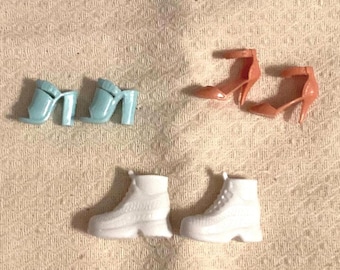 doll boots & shoes / fits doll types like, 11 to 12 inch, 30 cm and 1/6 scale dolls
