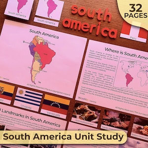 South America Continent Unit Study South America Countries Flags South America Unit South America Animals All About South America Geography