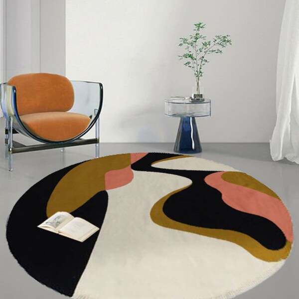 Modern Abstract Rug - Etsy