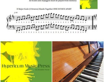 Piano Grade 3, ABRSM Scales & Arpeggios printable sheet music