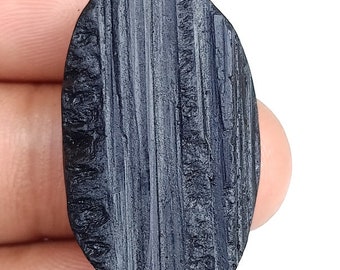 Black Stone Tourmaline Druzy/Rough Black Tourmaline/Gemstone Energy/Black Stone/Tourmaline Gemstone/Crystal Energy/32x20x9mm/57.10cts/A525