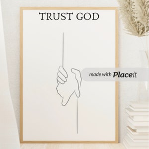 WALL ART - Trust God