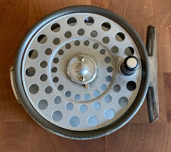 Vintage Hardy LRH Lightweight Fly Reel With Rare Silent Check 