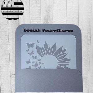 Soft Texture Stencil for Polymer Clay, DIY Jewelry Making Tool