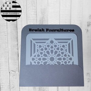 Soft Texture Stencil for Polymer Clay, DIY Jewelry Making Tool