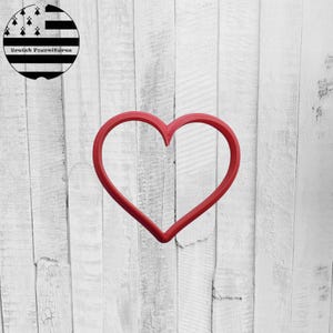 Love Heart Cookie Cutter l Clay Cutter l DIY Clay Cutter l Polymer Clay Mold Cookie Cutter l Jewelry Making