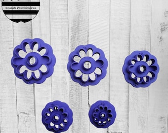 Cortador de galletas con forma de flor – Cortador de arcilla polimérica – Fabricación de joyas DIY