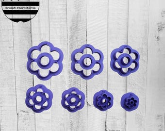 Cortador de galletas con forma de flor – Cortador de arcilla polimérica – Fabricación de joyas DIY