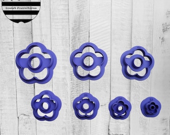 Cortador de galletas con forma de flor – Cortador de arcilla polimérica – Fabricación de joyas DIY