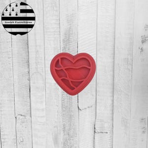 Love Heart Cookie Cutter l Clay Cutter l DIY Clay Cutter l Polymer Clay Mold Cookie Cutter l Jewelry Making