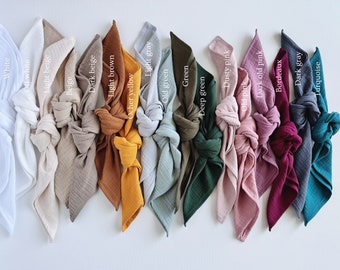 BOHO Musselin Servietten, Servietten, Musselin Quadrate, Musselin Quadrate, Musselin Stoffservietten, Musselin Stoffservietten, Musselin Stoffservietten