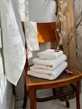 Waffle Kitchen Tea Towels, Waffle Weave Towel, Soft Towels For Face, Bath Towels With Loop, Organic Cotton Hand Towels, Neutral Spa Towels product logo