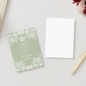 Elegant Nikkah Digital Invitation | Muslim Wedding Invite | Islamic Walima Template | Instant Download