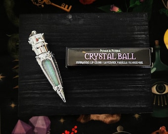 Kristallkula – Lavendel Vanilj – Färgskiftande Skimmer – Veganskt Häxigt Läppglans