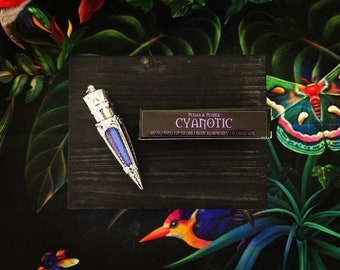 Cyanotic – Blue Raspberry – Duochrome Shift Shimmer – Vegan Witchy Lip Gloss