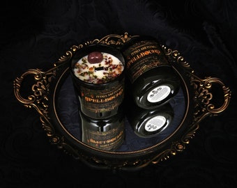 Spellbound – Grapefruit & Mint – Strawberry Quartz – Witchy Novelty Candle