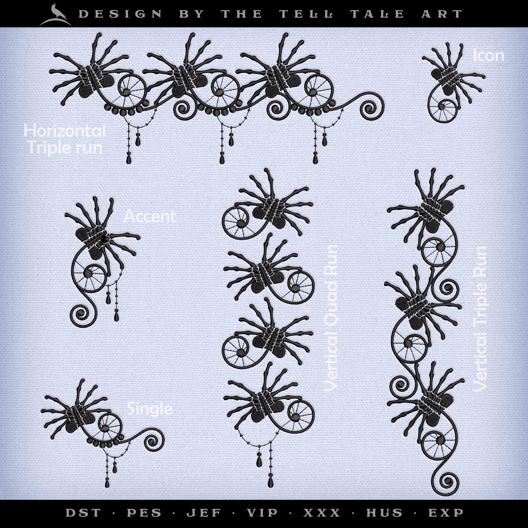 Full Set of Alien Lace Trim Embroidery – Sci-fi Fans & Cosplay ...
