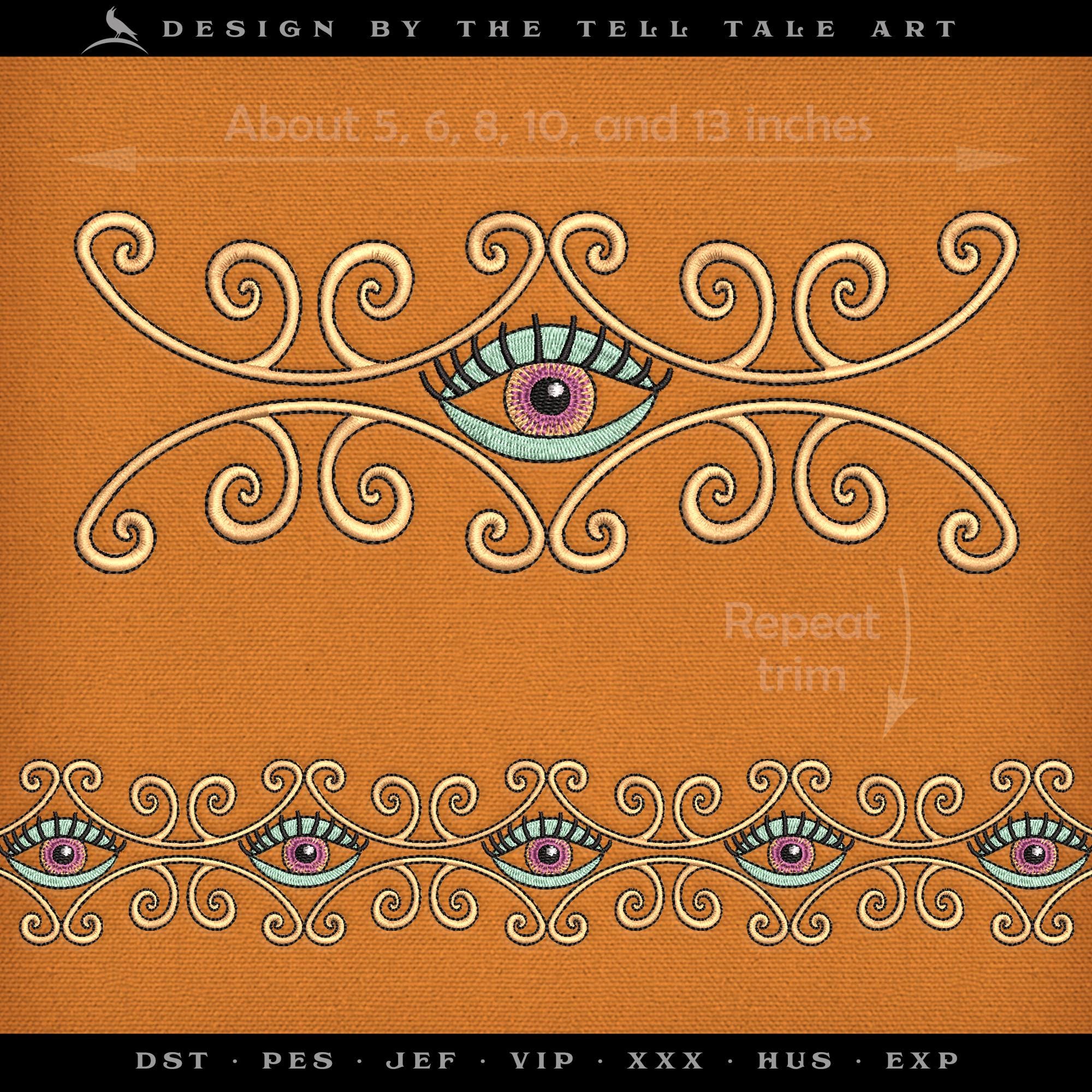 Esoteric Eye Border Collection – Repeat Trim System – Multiple Layouts ...