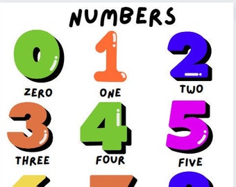 Number matching Game, Busy Binder Learning Educational Activity, Homeschool Worksheet, Busy Binder for Toddlers