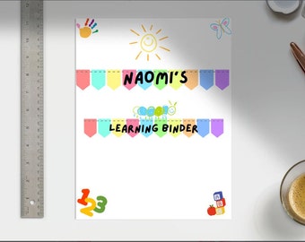 Kids Learning Binder