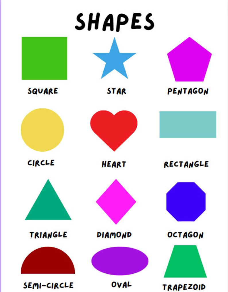 Shape Matching Game Busy Binder Learning Educational Activity