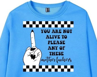 Je leeft niet om een van deze klootzakken te plezieren, grappige SVG, retro SVG, grappig citaat SVG, sarcasme SVG, downloadbare PNG, eigenliefde PNG