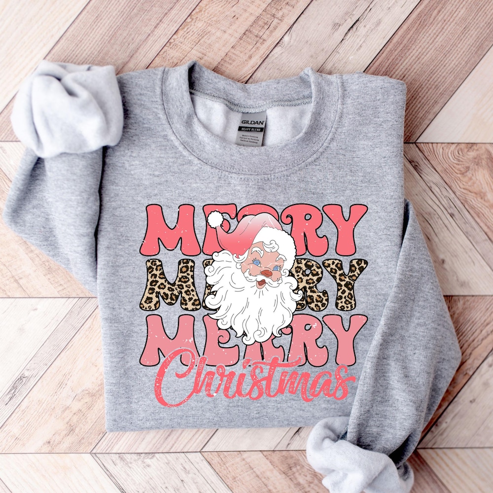 Merry Christmas Sweatshirt, Christmas Sweatshirt, Christmas Shirt, Merry Christmas Shirt, Santa Shirt, Disney Christmas, Christmas Gift Teesummer