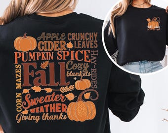 Fall Vibes Sweatshirt, Thanksgiving Shirts, Pumpkin Season Shirt, Happy Thanksgiving, Cozy Pumpkin Sweater, Fall Vibes Shirt, Pumpkin Latte