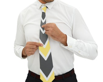 Chevron Patterned Necktie