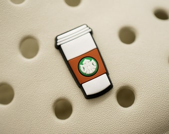 Starbucks Iced Coffee Croc Charm | Food Gift - Coffee - Starbies - Novelty Christmas Gift - Secret Santa Gifts - Stocking Fillers