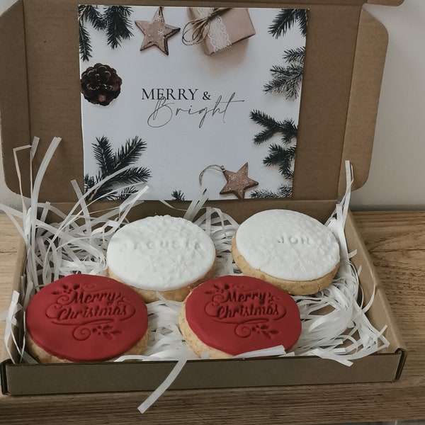 Christmas Biscuits - Etsy UK