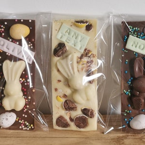Easter Chocolate, Personalised Easter chocolate bar, Easter gifts