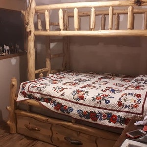 Log Bunk Bed Etsy Canada