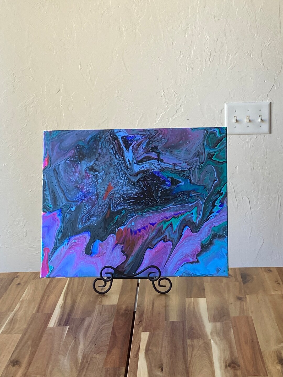 Acrylic Pour Painting Etsy