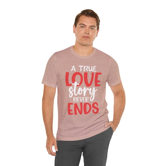 True Love Story Tee: Matching Couple Graphic T-shirt