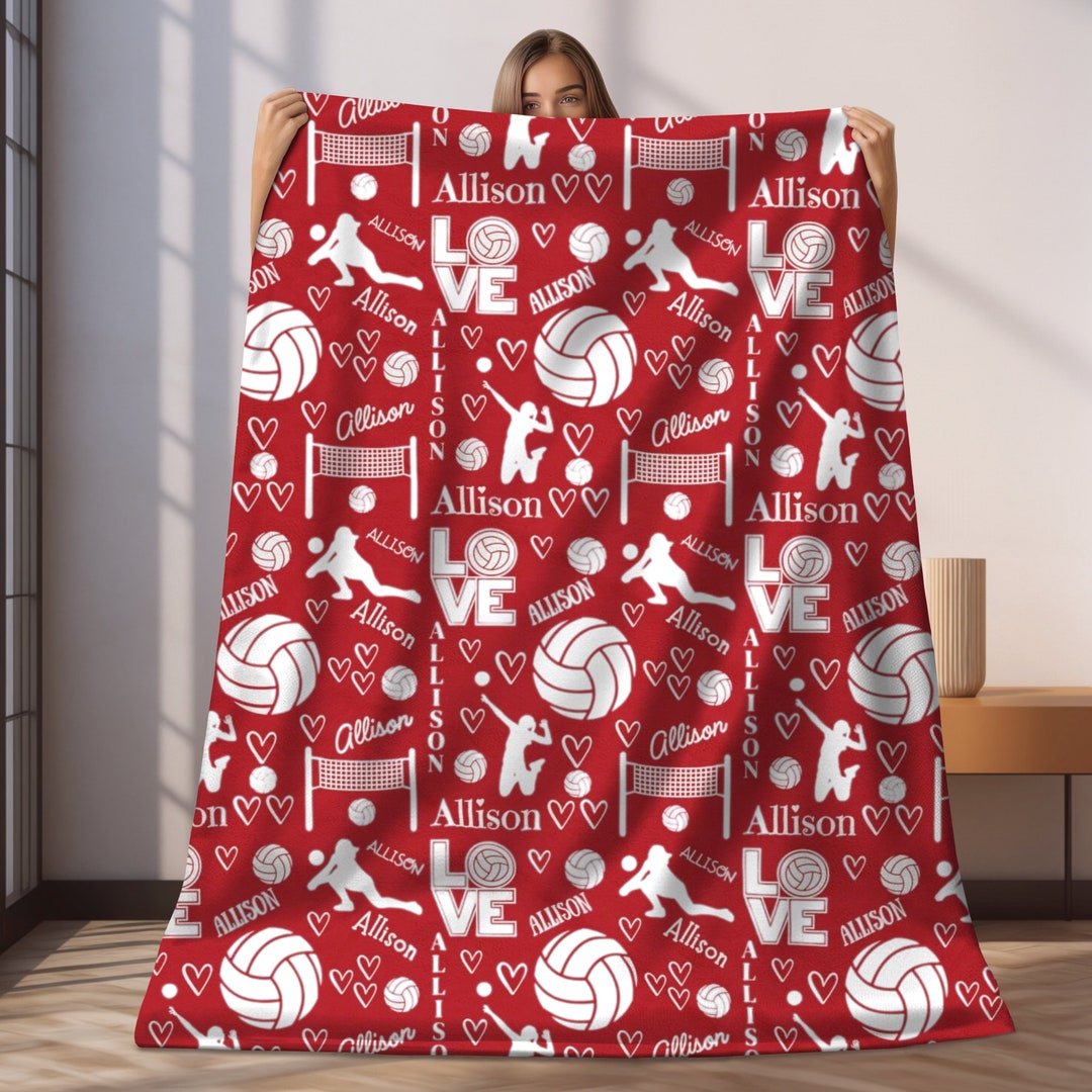 Volleyball Throw Blanket - Cozy Comfort for Sports Lovers