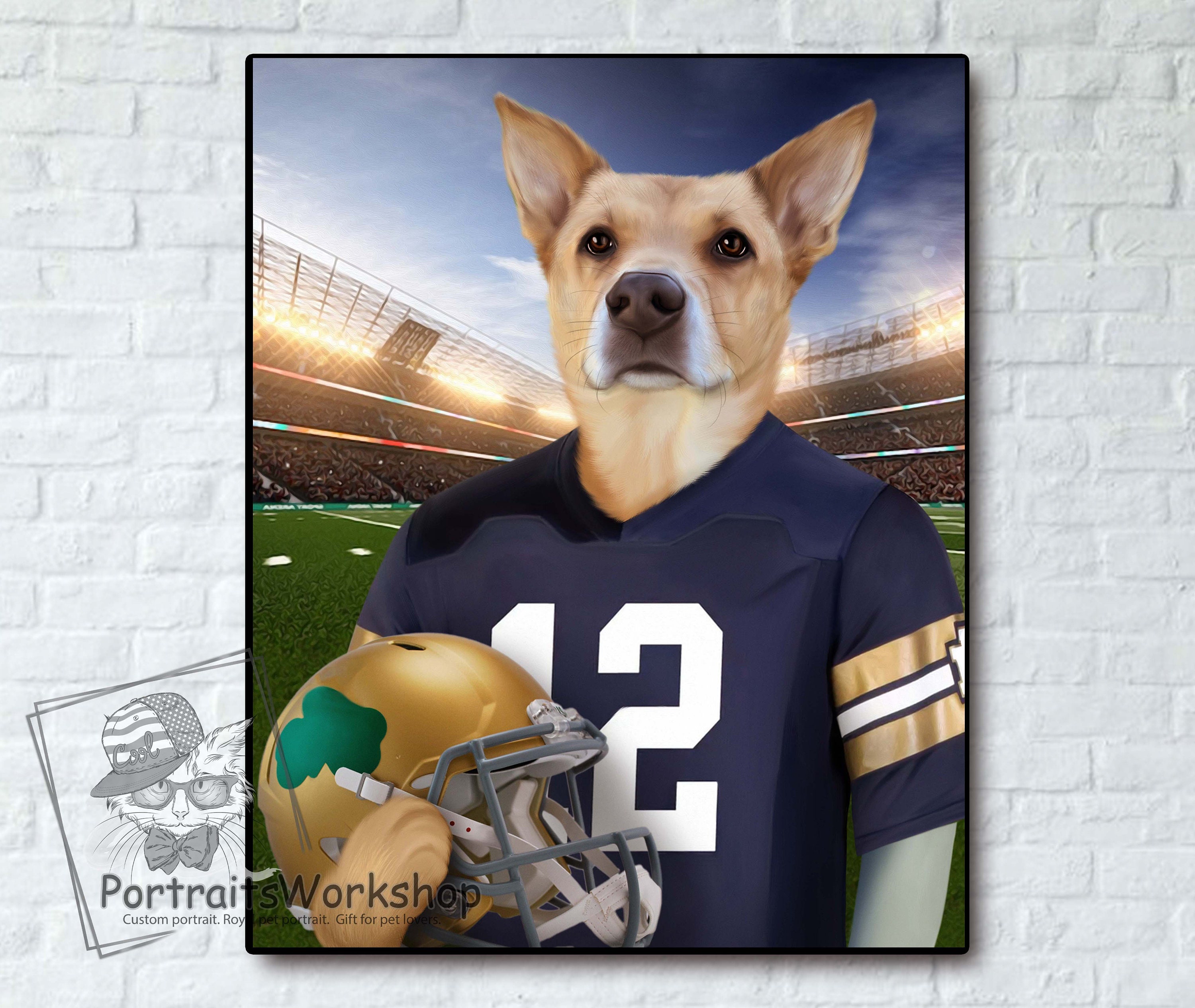 thumbnail image 2 of Custom Dog Jersey, Custom Sports Dog Sweater, Personalzed Dog Hoode 2 of 13