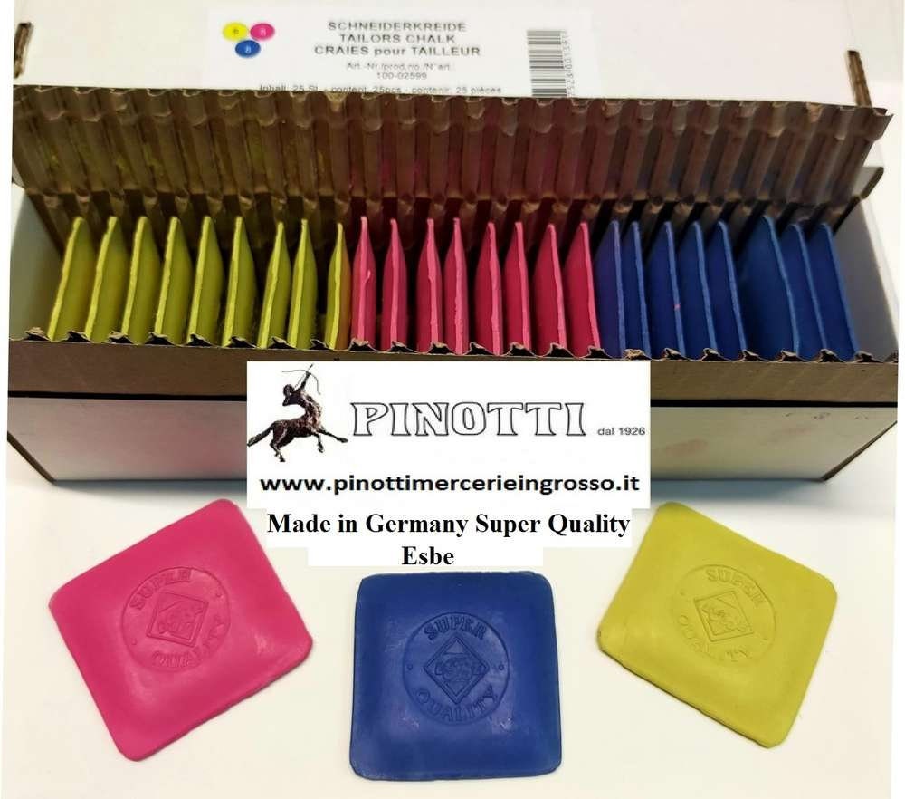 Professional Tailors Chalk, Triangle Tailor's Fabric Marker Chalk Box of 10  Assorted Colors Garment Chalk Bestselling Sewing Notions 