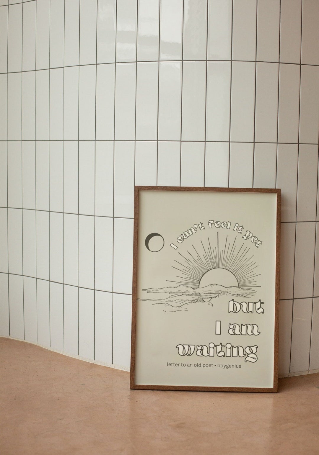 Letter to an Old Poet by Boygenius Print Wall Art the Etsy