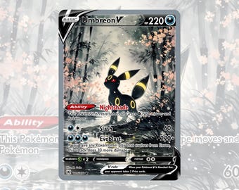 ブラッキー EX A4 208 / 海と空の叡智 / ポケモン TCG 品質カスタム