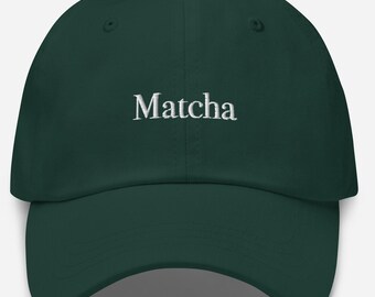 Matcha Latte Lover Embroidered Unisex Hat