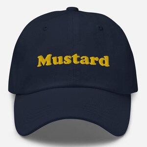 Mustard Condiment Embroidered Unisex Hat