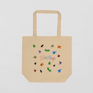 Borsa ecologica &quot;I Like Bugs Doodle&quot;
