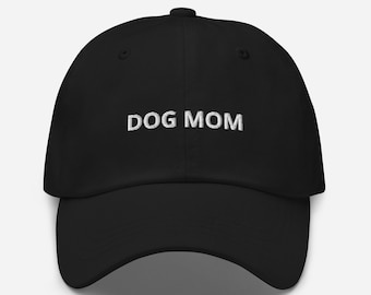 Cappello ricamato mamma cane
