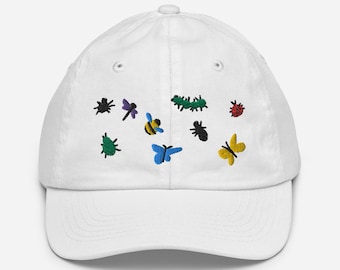 Doodle Bugs Insect Youth/kids Unisex Hat